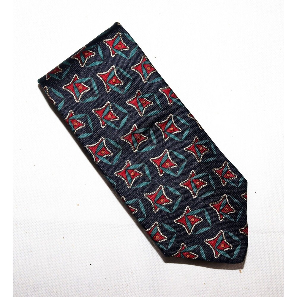 Vintage Burberrys Of London Mens Pure Silk Necktie - Picture 1 of 7